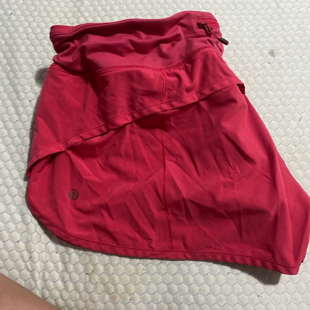 Pink Lululemon shorts